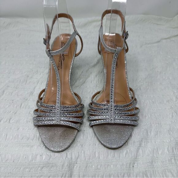 Badgley Mischka Sparkly Wedges- Size 6.5. - Picture 15 of 16